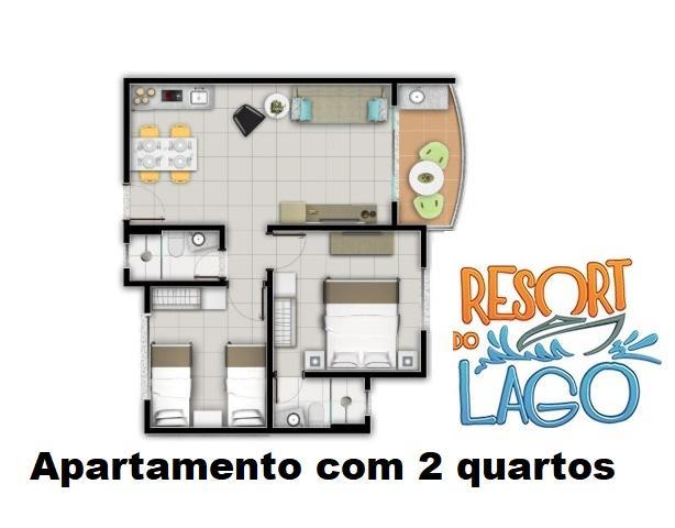 Resort Do Lago 1 Ou 2 Quartos Caldas Novas Exterior photo